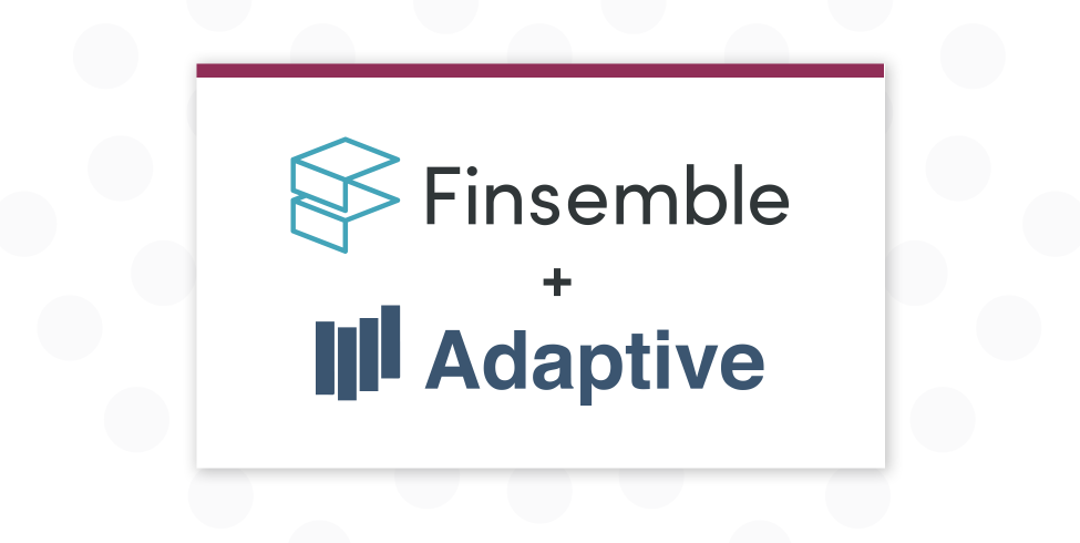 Finsemble and Adaptive logos